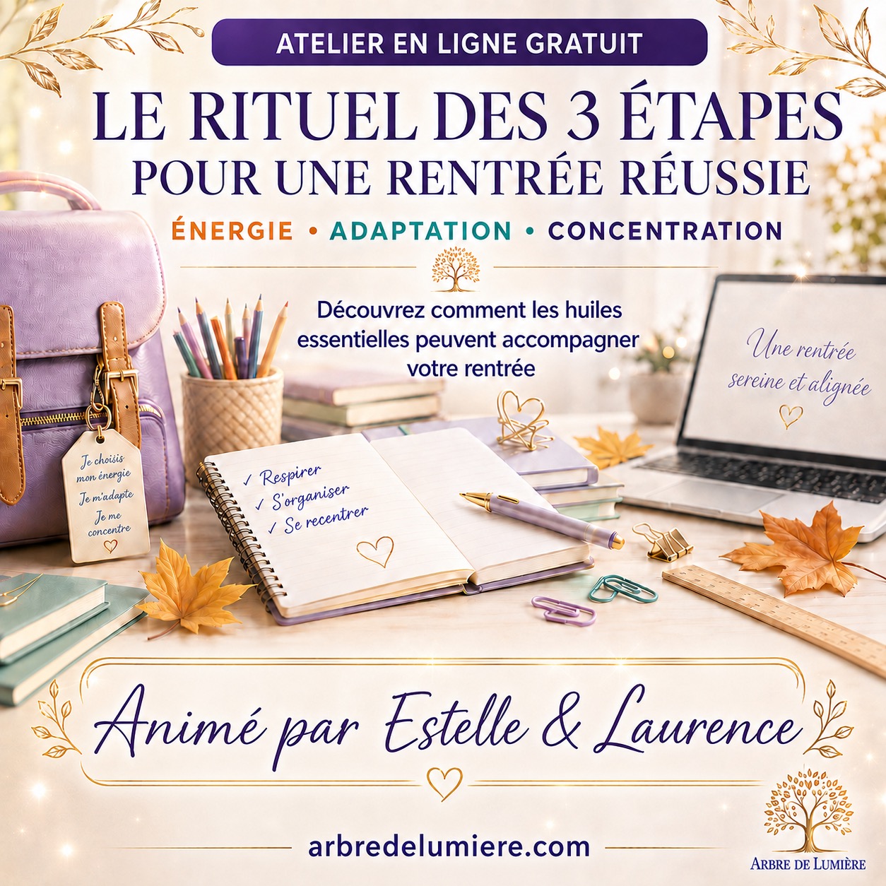 Affiche atelier rentrée septembre