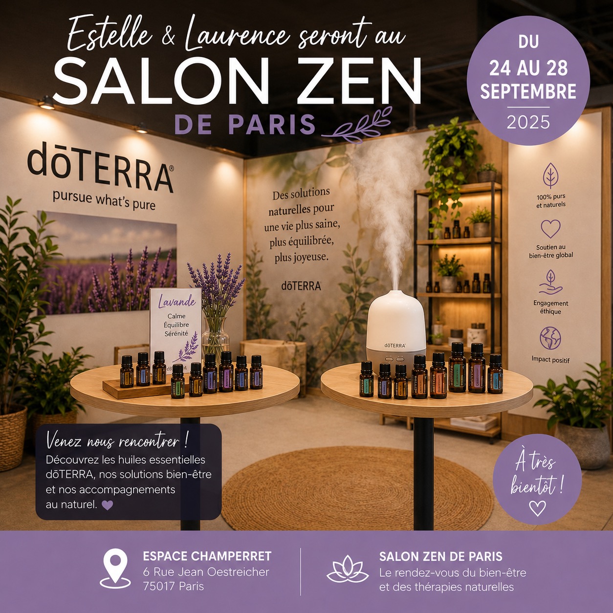 Estelle et Laurence au Salon Zen de Paris